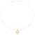 Orphelia Dames 925 Sterling Zilveren Ketting met Hanger – Roze ZH-6033/1