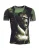 Gorilla Print T-shirt Korte Mouwen Ronde Hals