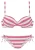 VENICE BEACH Bikini  pink / wit