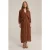 We Fashion Dress Mid Length Brown