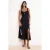 Platte, mouwloze maxi-jurk voor dames in A-lijn model
