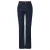 PIECES high waist straight leg jeans dark blue denim