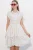Gebreide jurk van viscose en nylon
