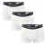 Armani 3-pack heren Core Logo Boxer Briefs in wit