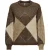 Only onlnoeme life ls jq o-neck knt 15353226 chestnut