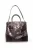 Michael Kors Hamilton tote tas in grijze krokodillenprint met zilverkleurige hardware.