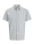 JACK & JONES Overhemd ‘JJCHAD’  navy / wit