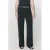 Mango straight regular waist broek antraciet
