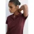 Mango polo – donkerrood
