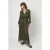 Dante6 Absolute Pleated Boho Dress Utility Green