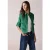 Cecil Dames Kort corduroy jack in Groen