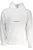Calvin Klein – Herenhoodie – Geborduurd Logo – Witte Kleur – 2XL