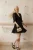 V-hals Minidress met Strikdetail