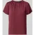 s.Oliver BLACK LABEL Blouse met korte mouwen met subtiele geplooide halslijn