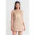Mouwloze Faux Leather Mini-jurk