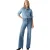 Levis Damesjeans met hoge taille en wijde pijpen, met ribpatroon (Wandelingen in Sonoma)