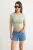 Crew Neck Basis Crop Top