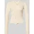 MORE & MORE Gebreide pullover van mix van viscose en elastaan in wikkellook