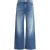 Mother Denim Blauwe Katoenen Flared Jeans
