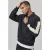 Urban Classics relaxed fit gestreepte sweater – zwart