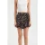 Bloemige Hoge Taille Shorts met een Ceintuur Detail