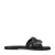 Sacha leren slippers zwart