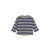 Noppies baby gestreepte longsleeve grijs/blauw fijn gebreid