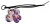 Costume National Heren wit leder vlinder logo sleutelhanger C’N’C sleutelhanger