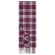 Roeckl Sjaal ‘COLOURFUL TARTAN’  blauw / lichtrood / donkerrood
