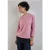 Street One Dames Pluizig shirt in Roze