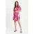POM Amsterdam gebloemde blousejurk roze