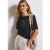 Street One Dames Zacht shirt met tekst in Zwart