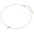 Valero Pearls Ketting  rose-goud / parelwit