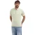 No Excess Pullover short sleeve polo zip mela green