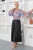 Met patroon Elastisch Blouse Blauw