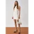 Slim fit mini-jurk met smokwerk