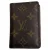 Louis Vuitton Monogram Pocket Organizer NM portemonnee in bruin canvas