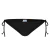 Zoggs Dames/dames Zijwaartse Bikinibroekjes (Zwart)