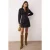TRENDYOLMİLLA Dames Donkerblauw Effen Kort / Mini Lang Casual A-lijn Jurken
