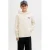 JACK & JONES JUNIOR hoodie met backprint ecru
