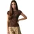 Dames Kanten Korte Mouw Blouse