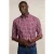 River Woods Custom Fit Cotton Checked Shirt Red/white
