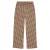 WE Fashion straight leg geruite pantalon – beige/bruin