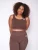 Fortex Fitness Sport bh ‘Seamless Essential’  chocoladebruin