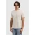 Pure Path Rechtvallend T-shirt zand
