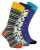 HS by Happy Socks – Heren 3-pack Klassieke Gestreepte Kousen – Streep (Felle Kleuren)