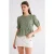 Rimpelige Crew Neck Blouse