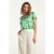 Smashed Lemon 25083 satin top met te animal print |