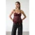Kant strikvoorzijde mouwloze blouse