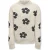 Only Kognaja ls flower pullover ecru dessin